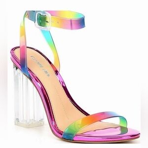 Gianni Bini Liyra Rainbow Heels NWOB